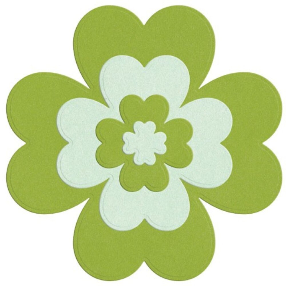 Quickutz Nesting Clover nesting dies 4 pcs